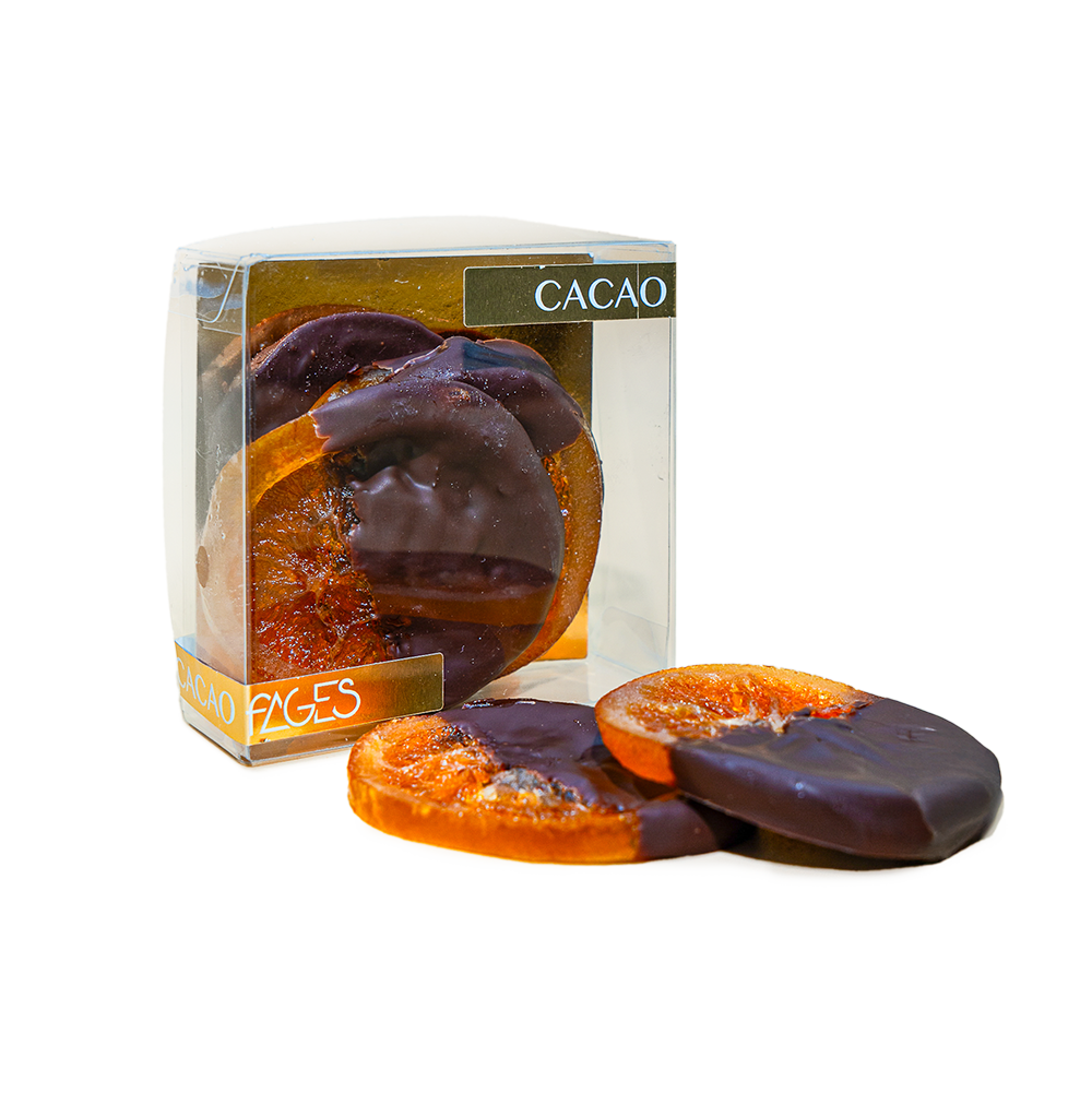 Tranche d'orange confite - Cacaofages