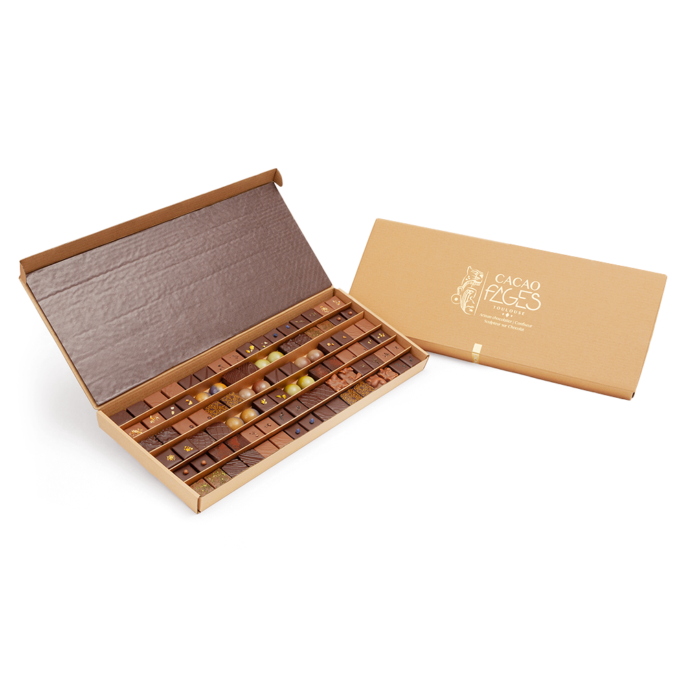 Coffret 96 chocolats - cacaofages